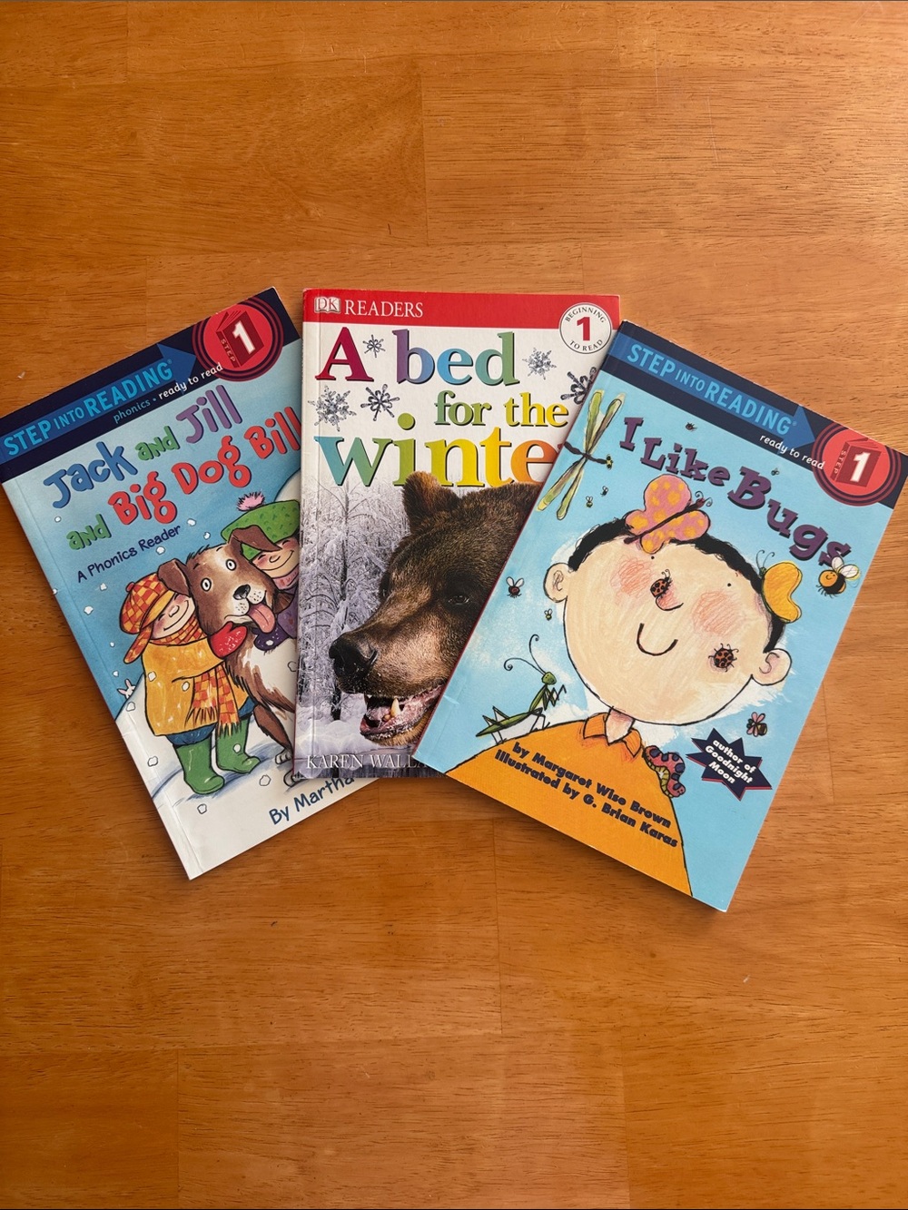 Set of 3 Children's Learning Books - Step 1 - PK and K level readers